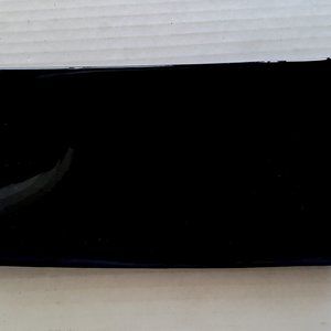 Vintage Shiny Black Patent Snap Clutch Handbag Purse Hinged Closure